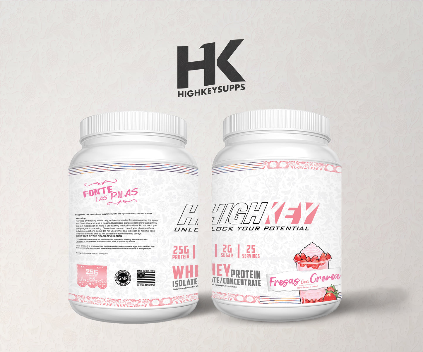 Fresas con Crema Protein