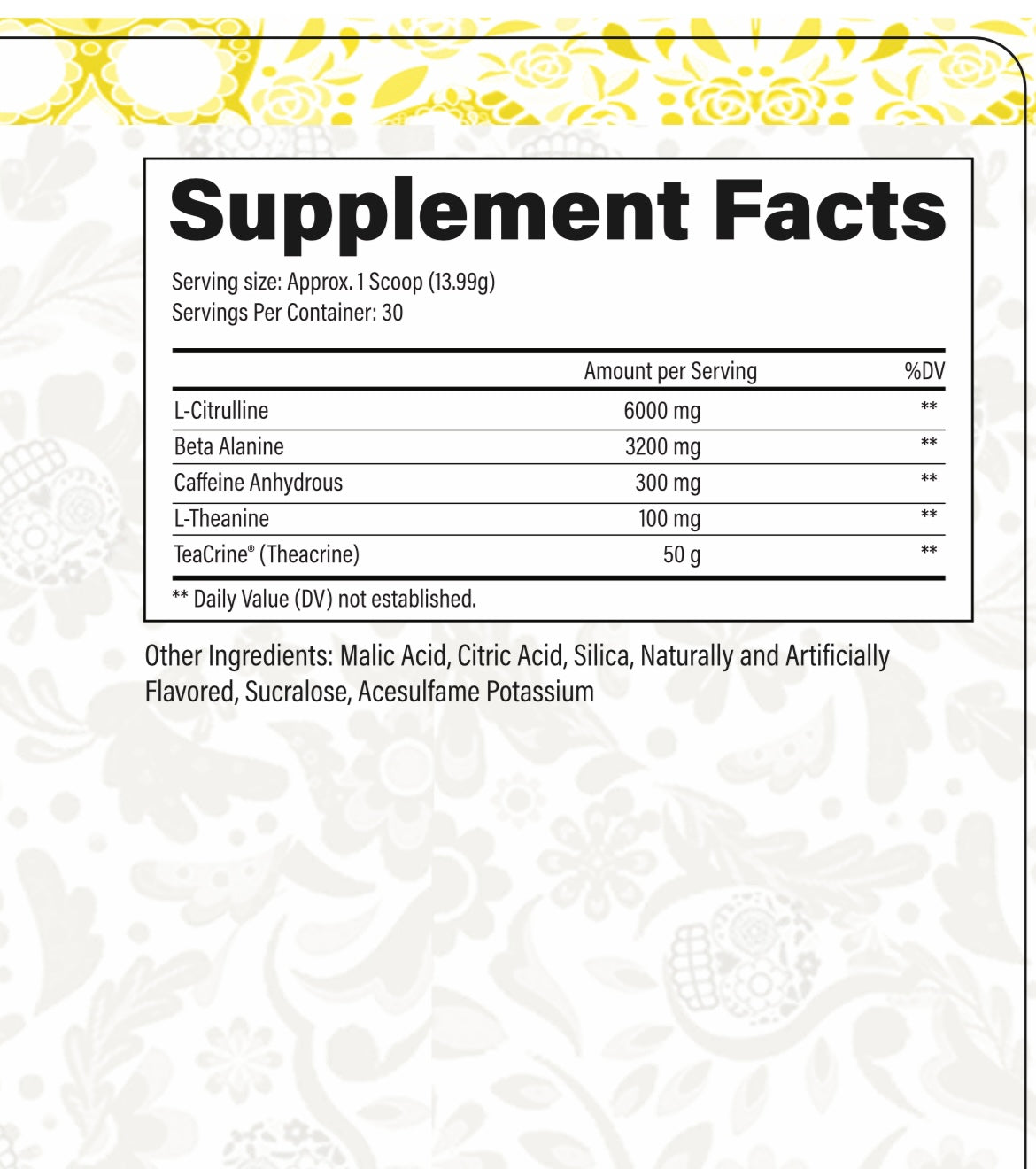 Agua De Piña Pre-Workout