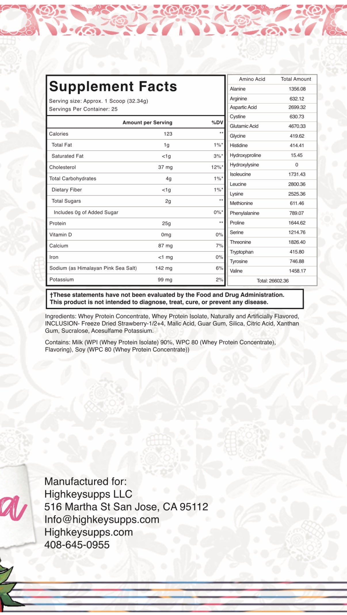 Fresas con Crema Protein