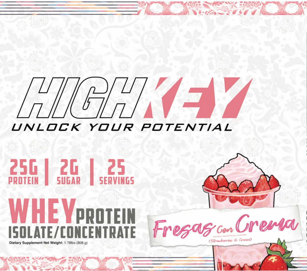 Fresas con Crema Protein